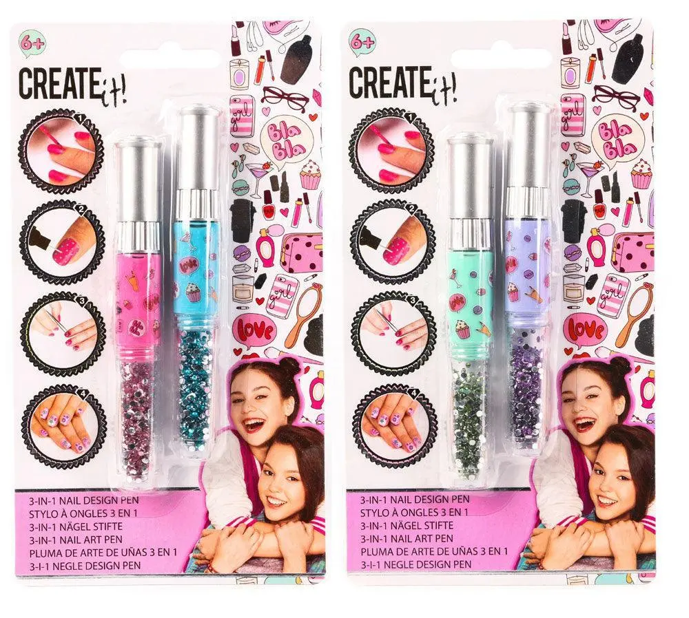 Create It! Nail Design Pen 3-In-1 1