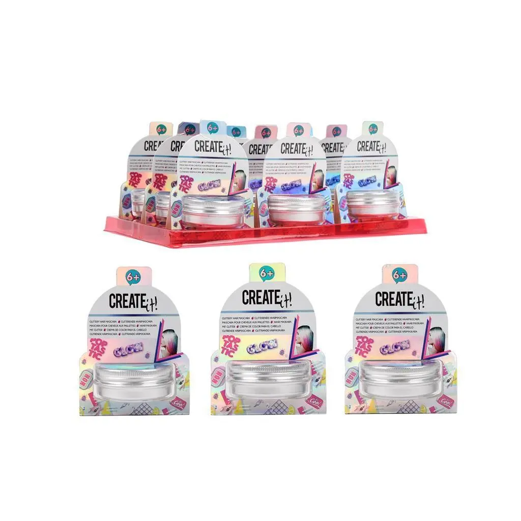 Create It! Poptastic Glittery Hair Mascara - Assortment 1