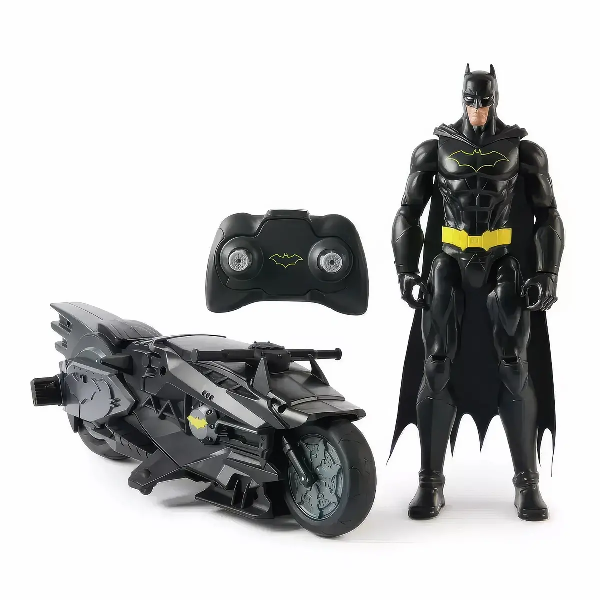 Dc Comics Batman Rc Batcycle And 30Cm Batman Figure 1