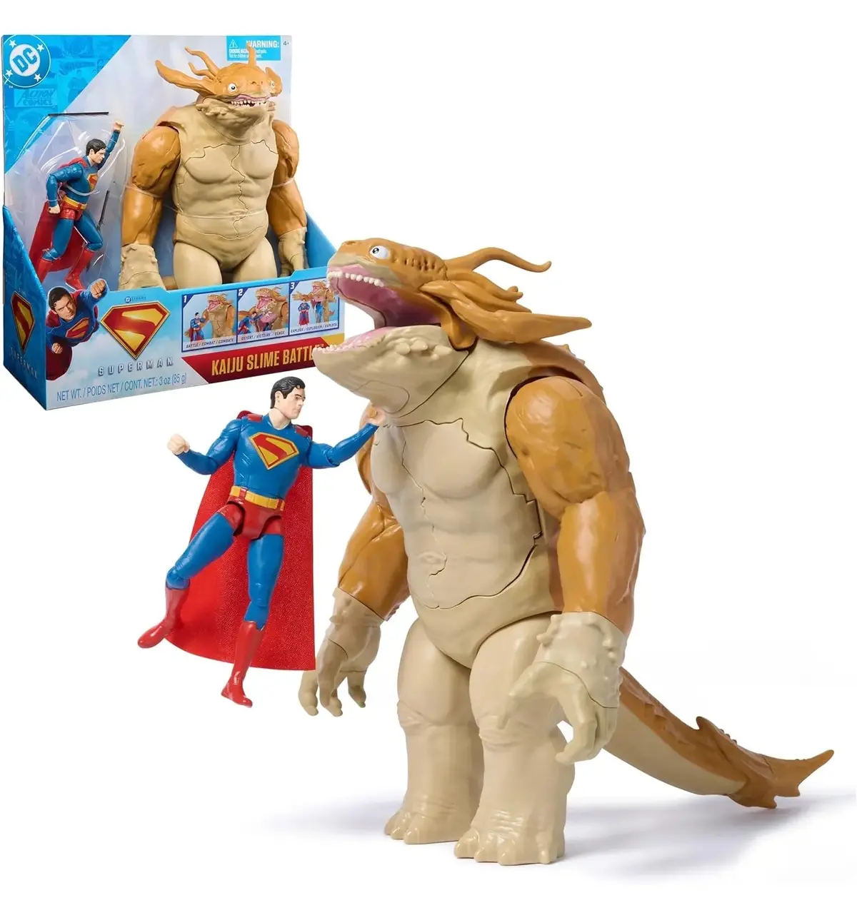 Dc Comics Superman Vs Kaiju Slime Battle Action Figure 1