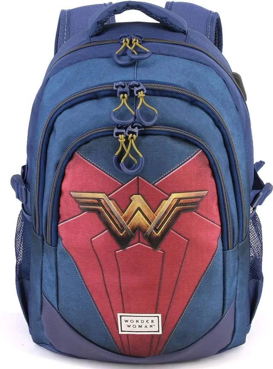 Dc Comics Wonder Woman Backpack With Usb Port 44Cm 1