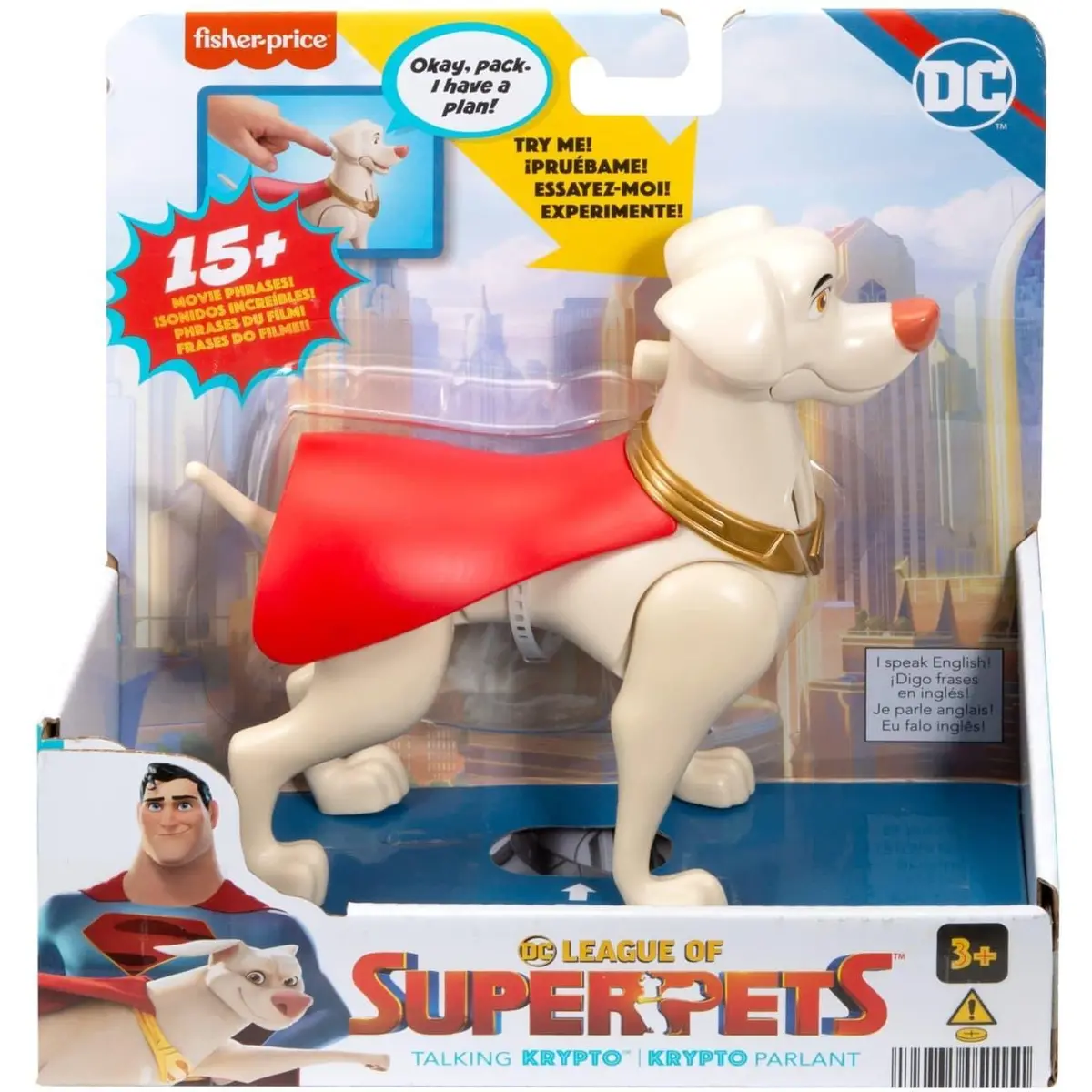 Dc League Of Super-Pets Talking Krypto Figure 1