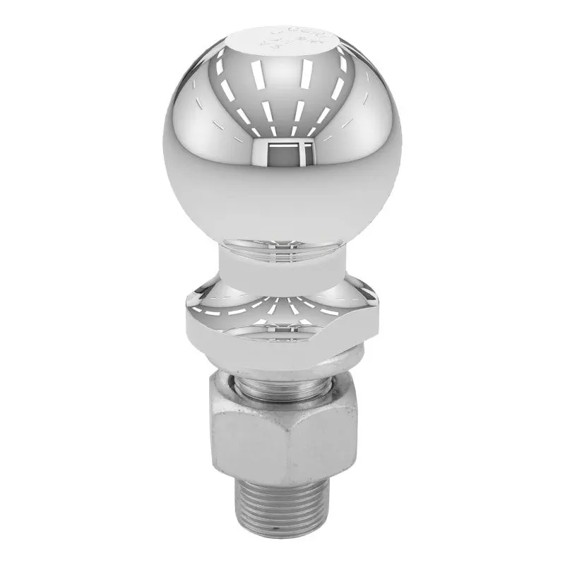Curt Chrome 2-5/16In Trailer Ball — 1In X 2-1/8In Shank, 7500Lb Capacity 1