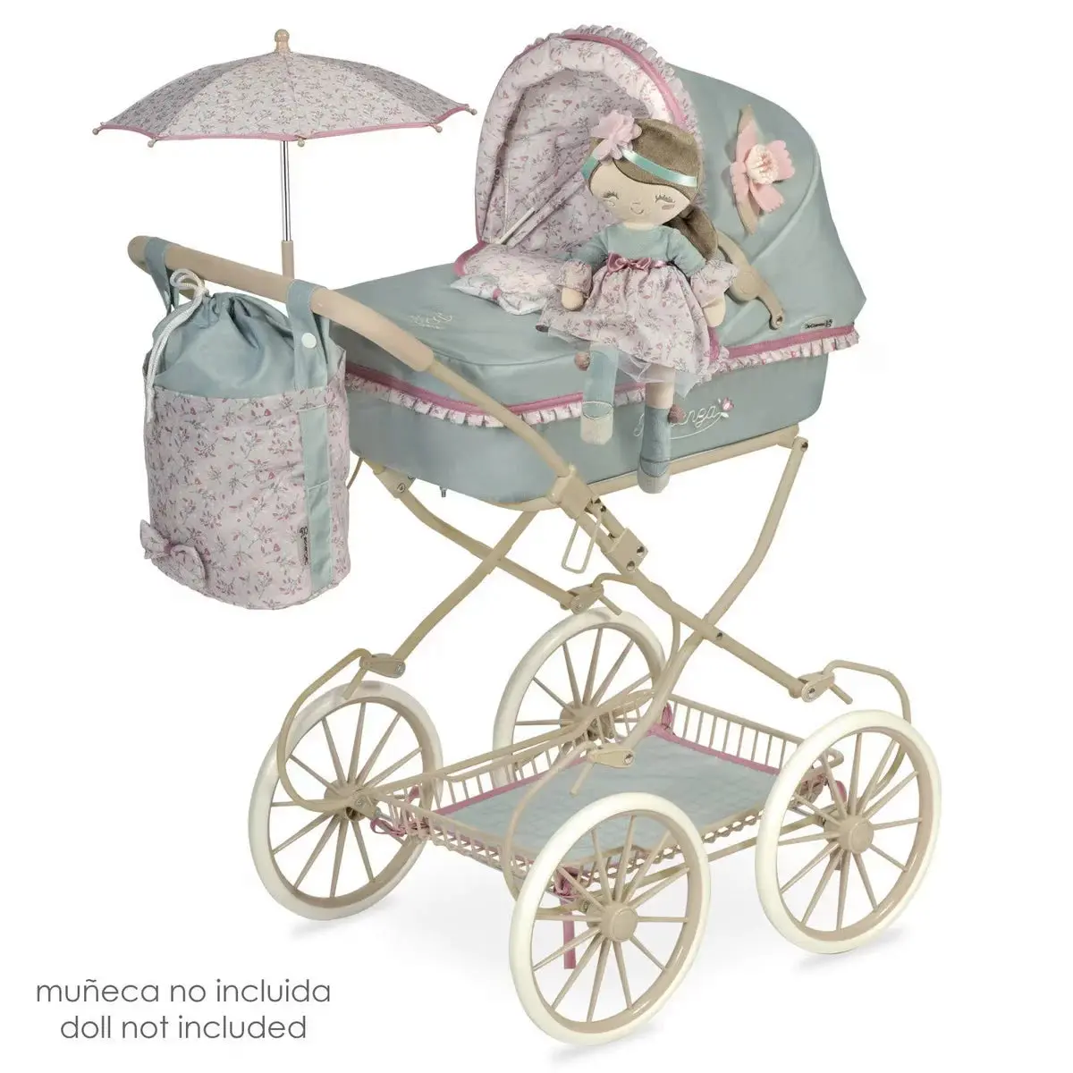 De Cuevas Provenza Collection Folding Dolls Pram 1
