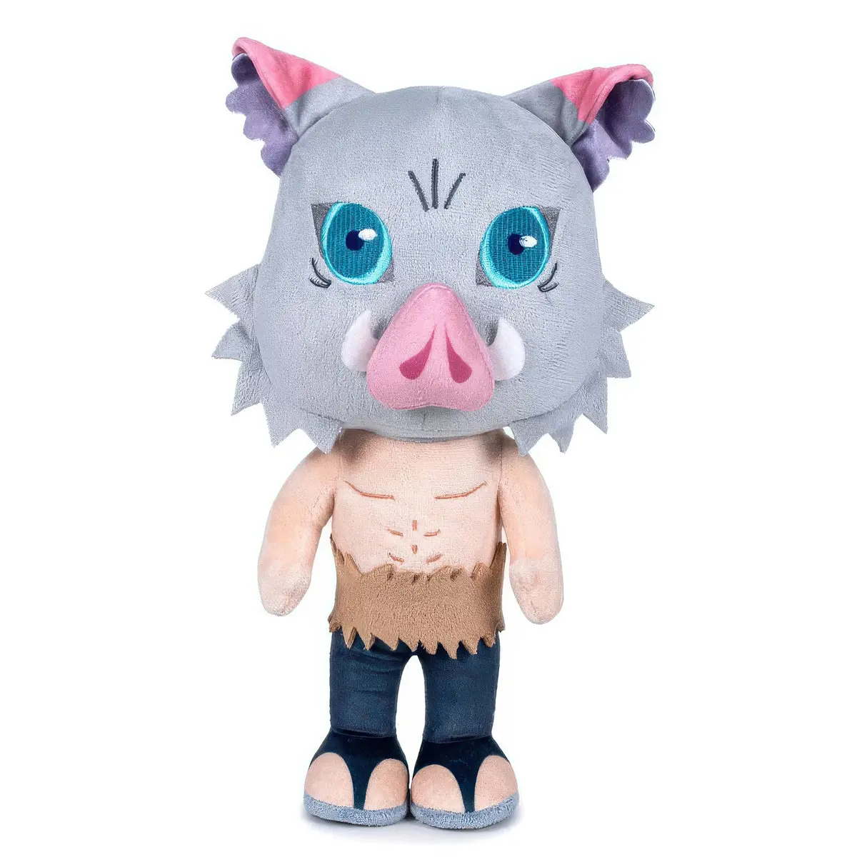Demon Slayer Kimetsu No Yaiba Inosuke Hashibira Plush Toy 27Cm 1