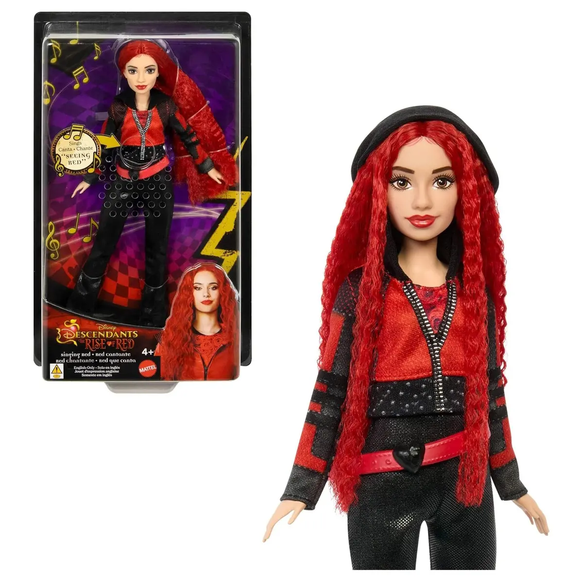 Descendants 4 Red Singing Doll Daughter Of Queen Of Hearts 1