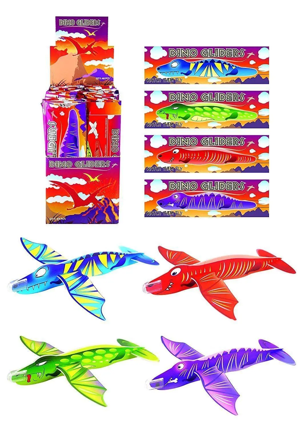 Dino Dinosaur Gliders 18Cm - Assorted 1