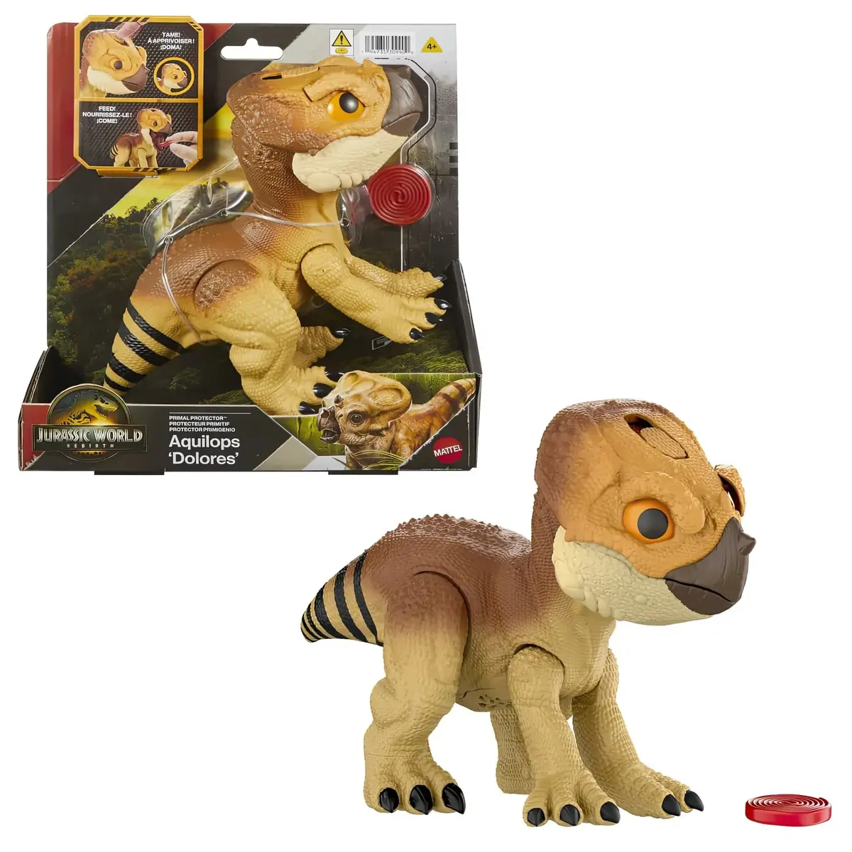 Jurassic World Train N Tame Aquilops Dinosaur Toy 1