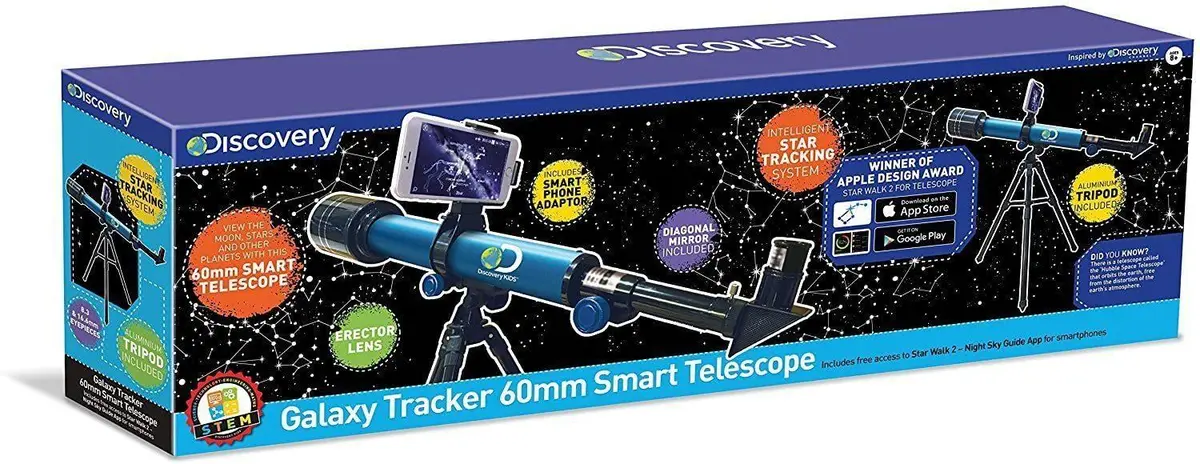 Discovery Tdk30 Galaxy Tracker 60Mm Smart Telescope Education 1