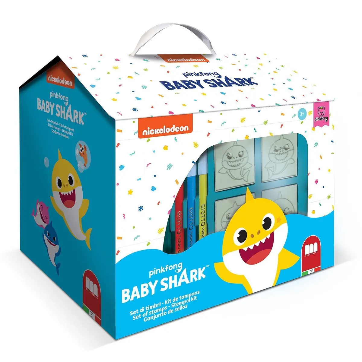 Disney Baby Shark House Colouring And Stamp Set 1