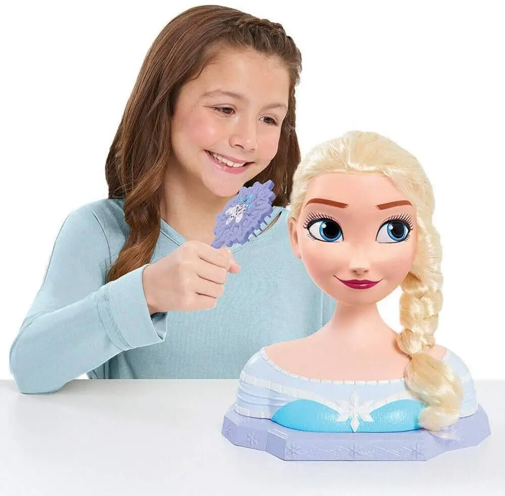 Disney Frozen 2 Deluxe Elsa Snow Queen Deluxe Styling Head 1