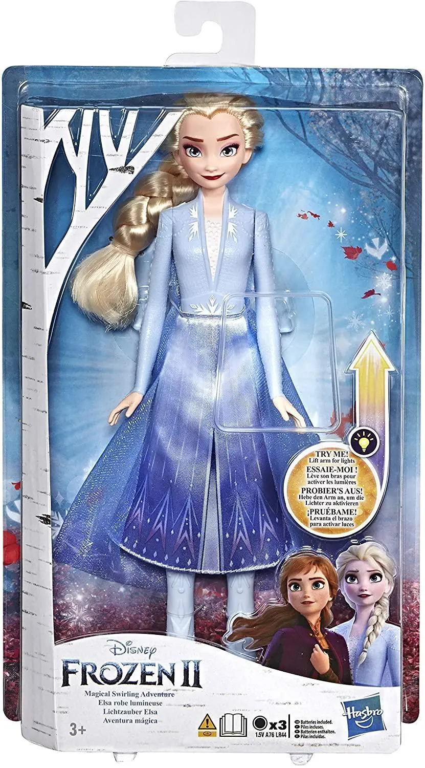 Disney Frozen Elsa Magical Swirling Adventure Fashion Doll That Lights Up 1