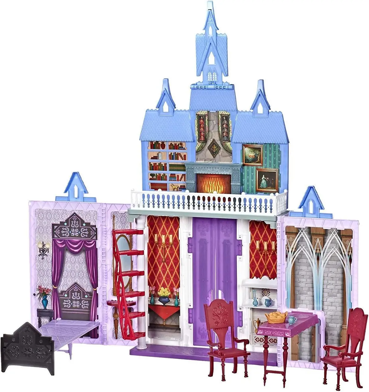 Disney Frozen Fold And Go Arendelle Castle Playset Dolls House 1