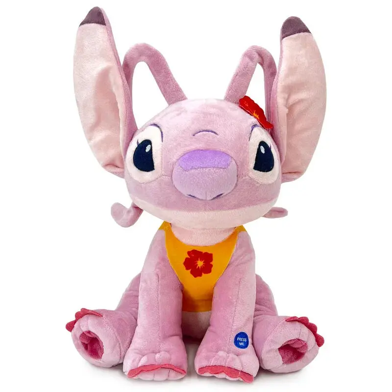 Disney Hawaii Stitch Angel Plush Toy With Sound 30Cm 1