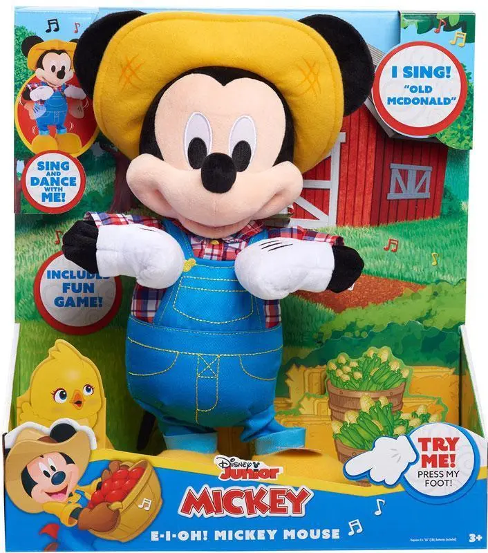 Disney Junior E-I-Oh! Mickey Mouse Interactive Plush Toy 1