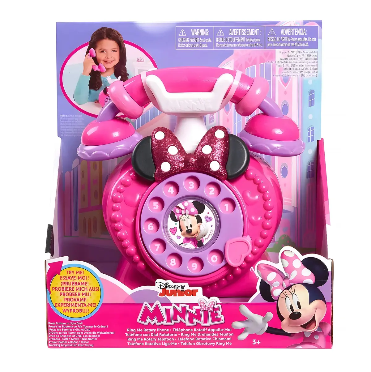 Disney Junior Minnie Mouse Ring Me Rotary Phone 1