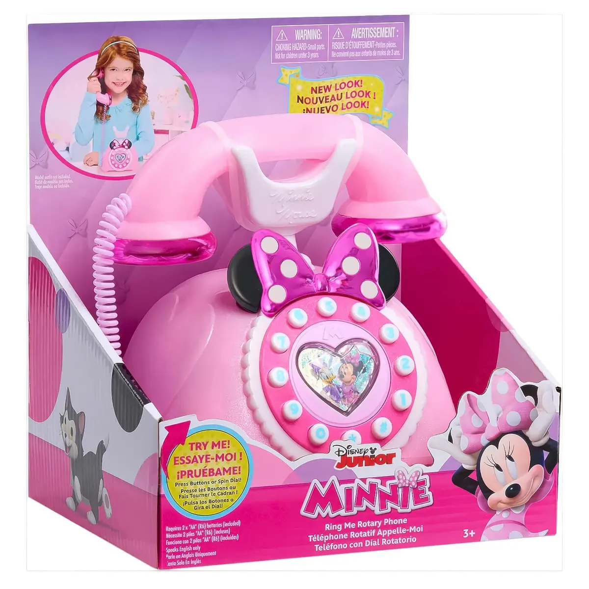 Disney Junior Minnie Mouse Ring Me Rotary Style Phone 1