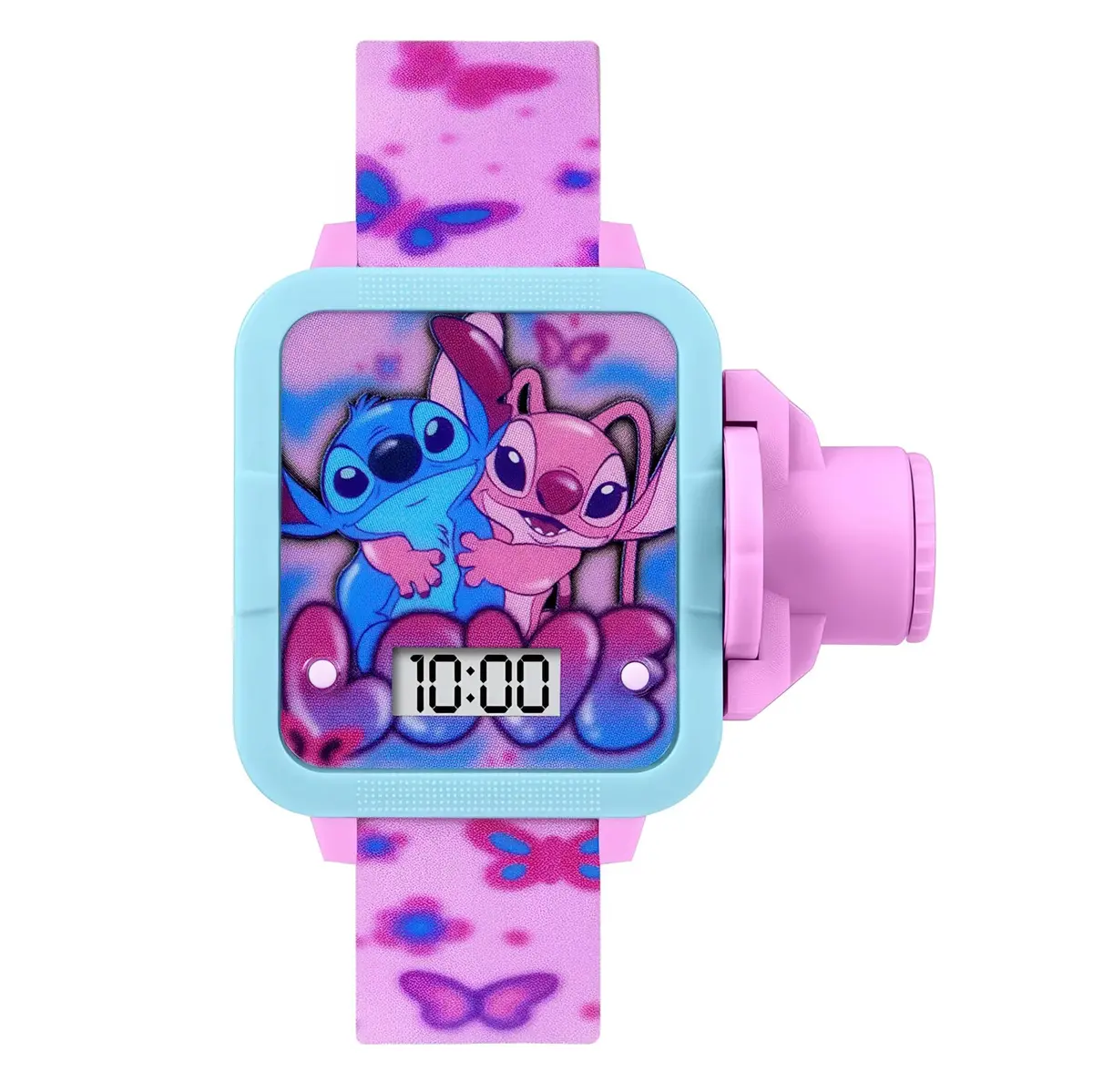 Stitch Angel Pink Adjustable Digital Projection Watch 1