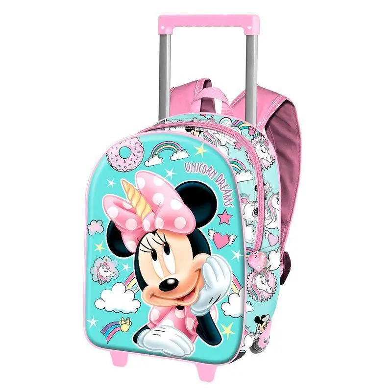 Disney Minnie Unicorn 3D Trolley 38Cm School 1