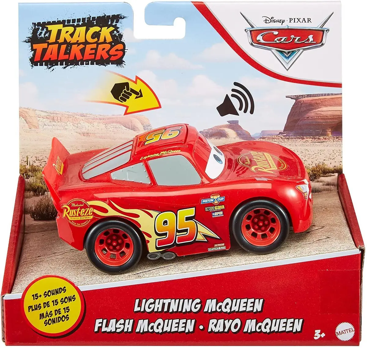Disney Pixar Cars Mcqueen Lightning Mcqueen Track Talkers 1