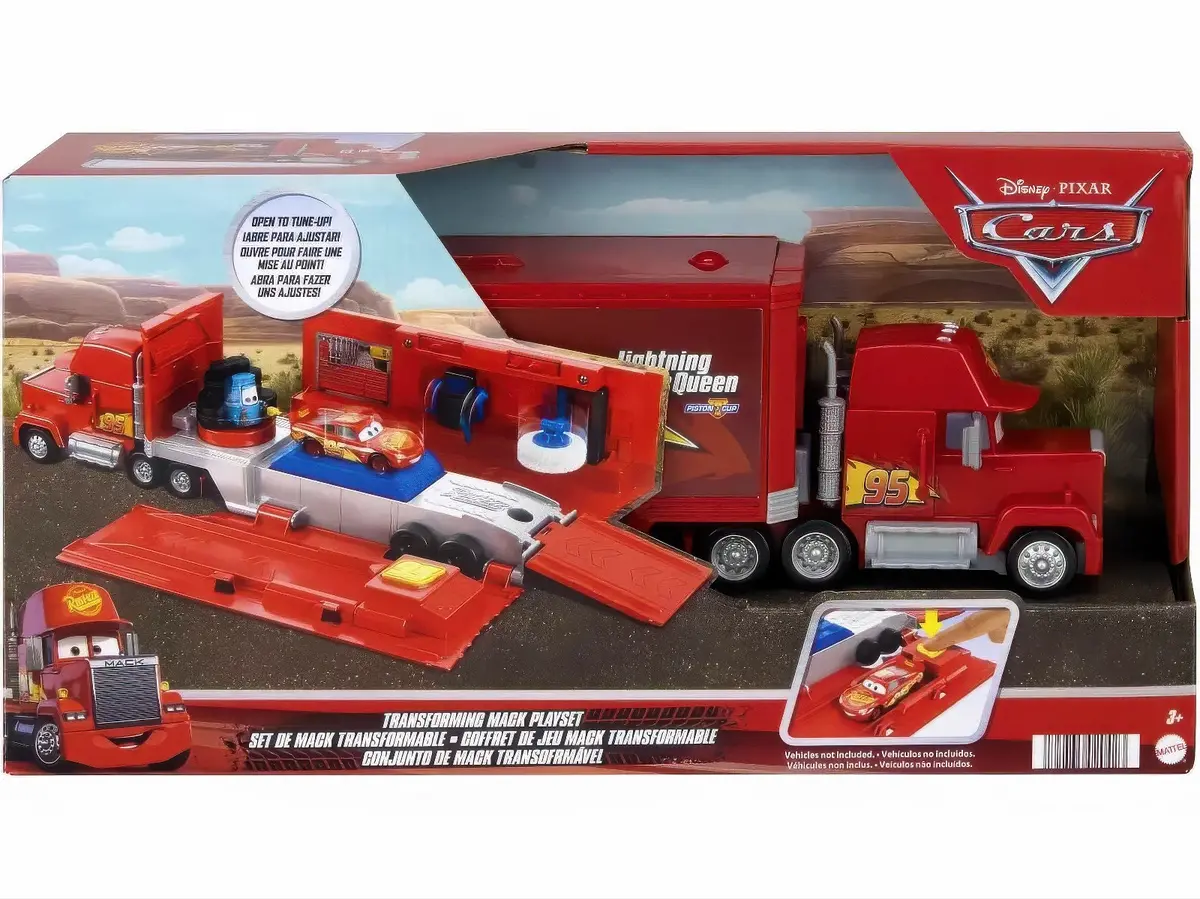 Disney Pixar Cars Transforming Mack Playset 1