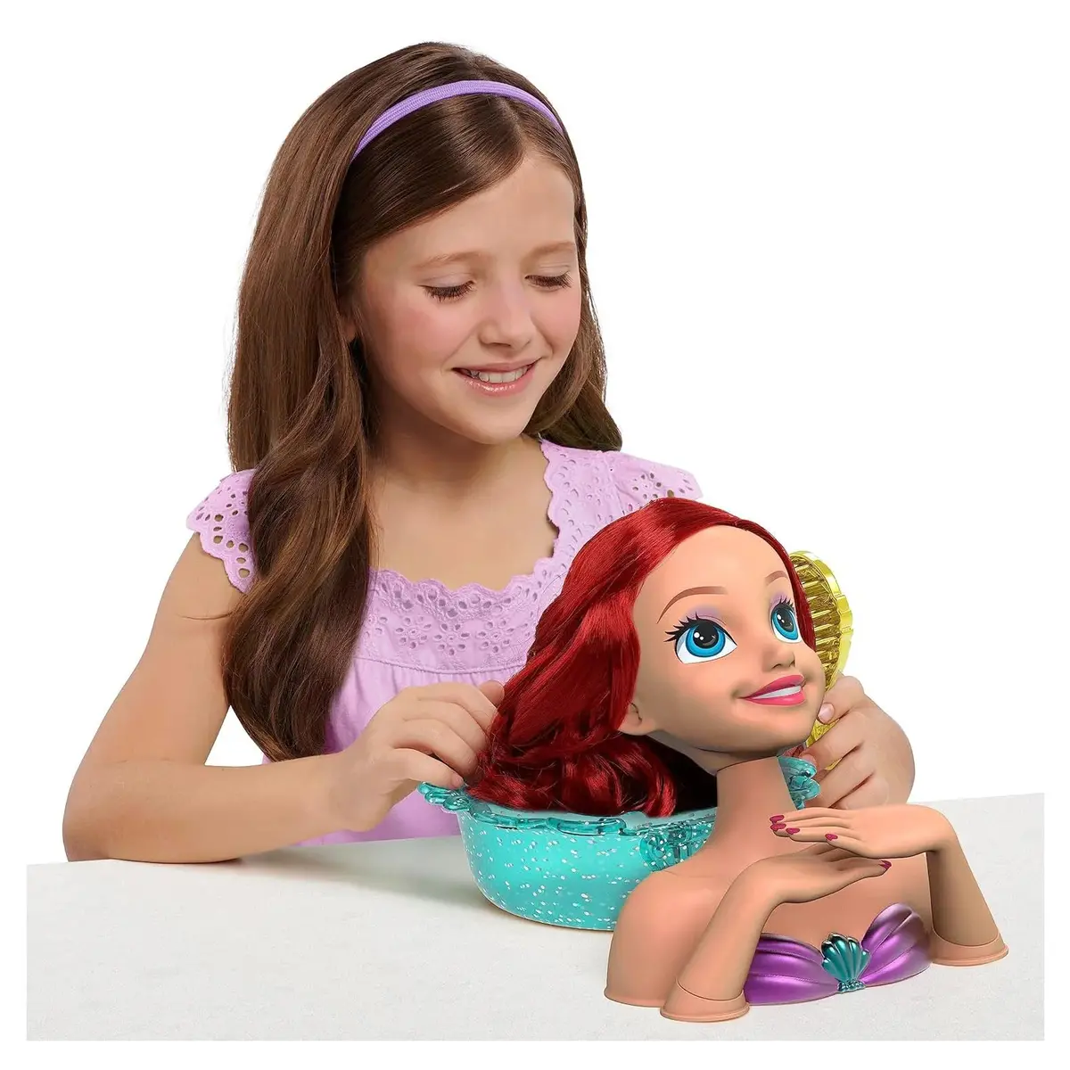 Disney Princess Feature Spa Styling Head - Ariel 2