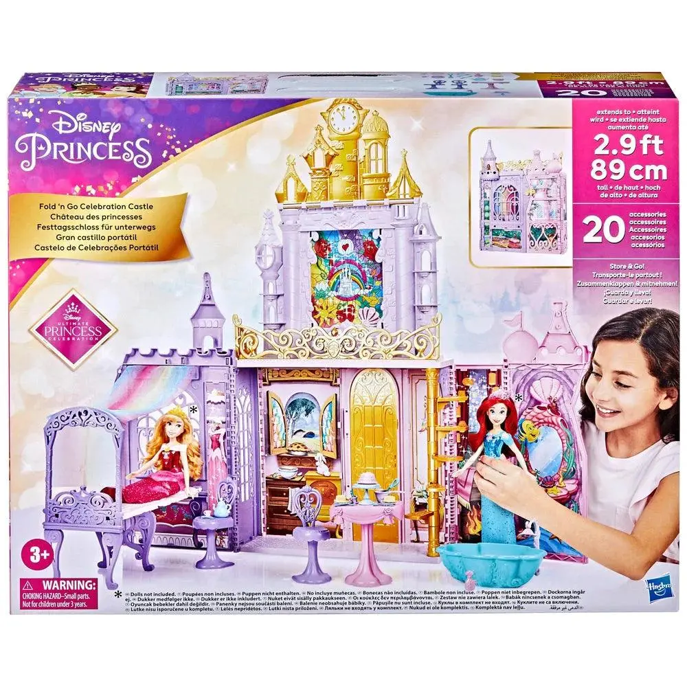 Disney Princess Fold ‘N Go Celebration Castle Playset 1