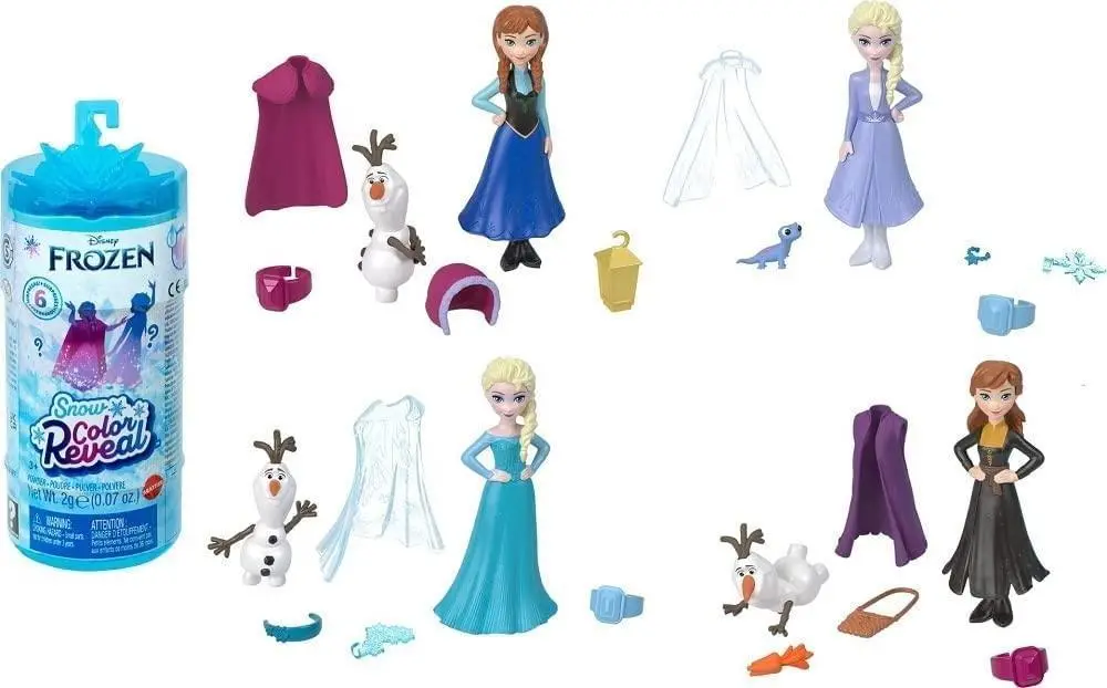 Disney Princess Frozen Small Dolls Colour Reveal 6 Surprises 1