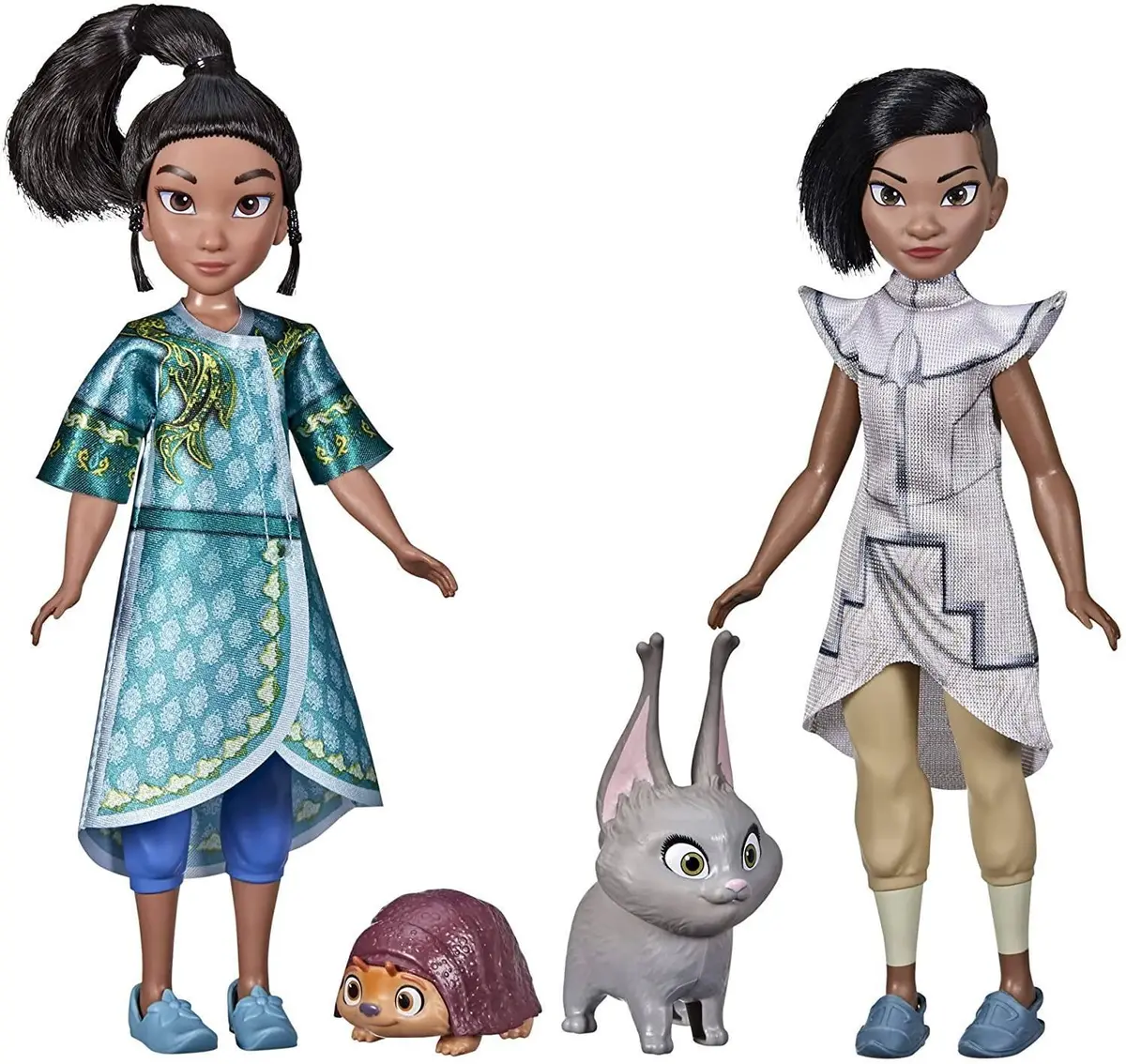 Disney Princess Rai Young Raya And Namaari Fashion Dolls 2-Pack 1