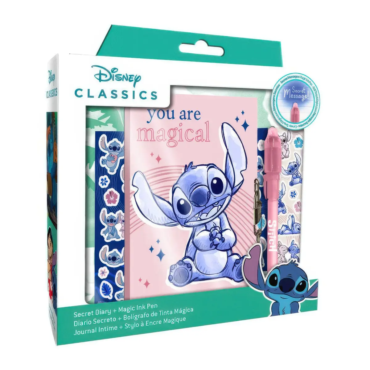 Disney Stitch A5 Secret Diary And Magic Pen 1