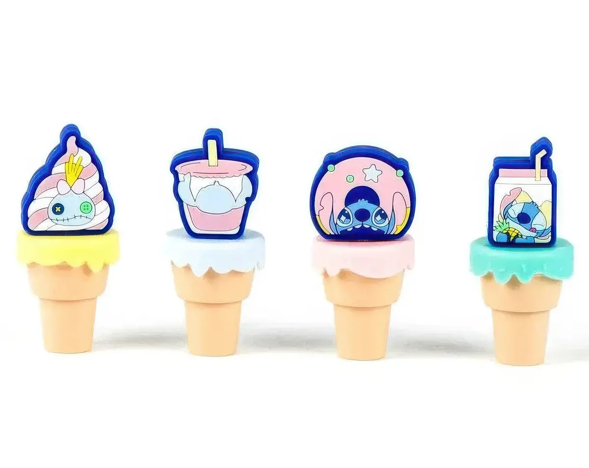 Disney Stitch Ice Cream Cone Highlighters - Set Of 4 1