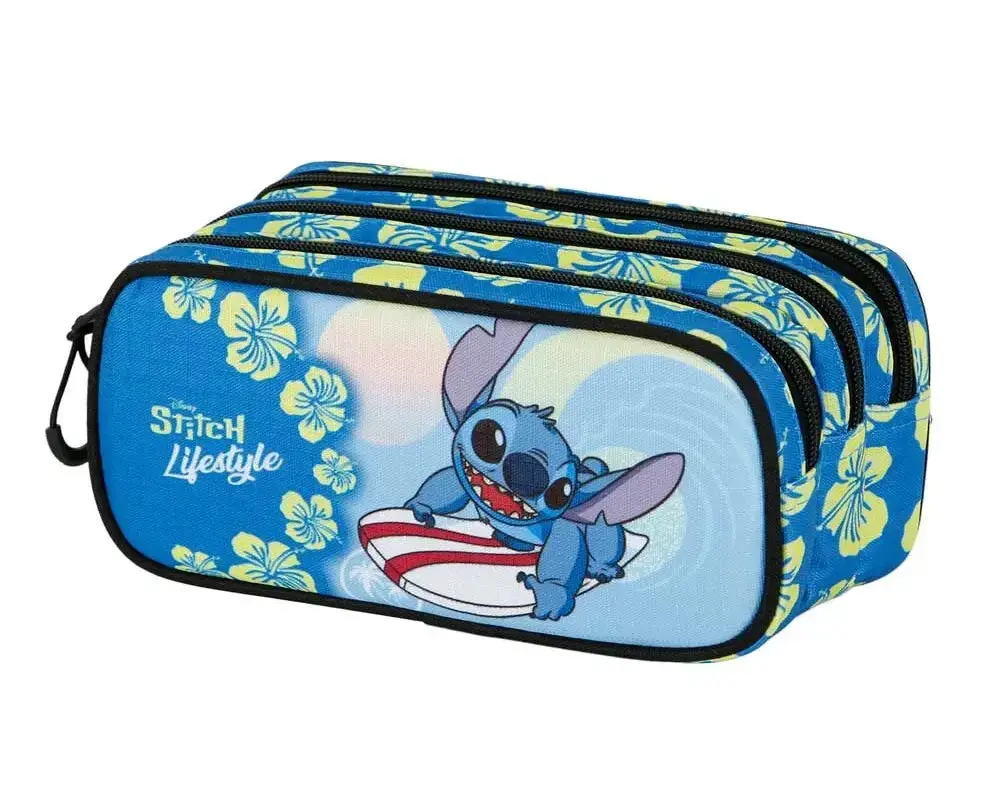 Disney Stitch Lifestyle Pencil Case Triple 1
