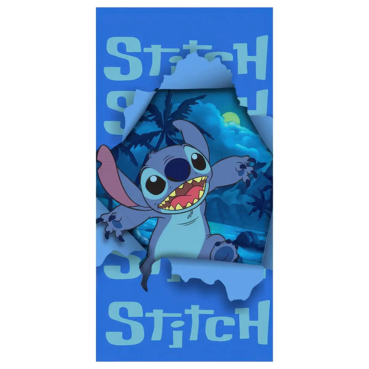 Disney Stitch Microfibre Beach Towel 70X140cm 💙 1