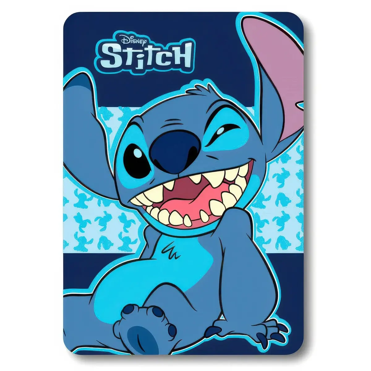 Disney Stitch Polar Blanket - Blue 1