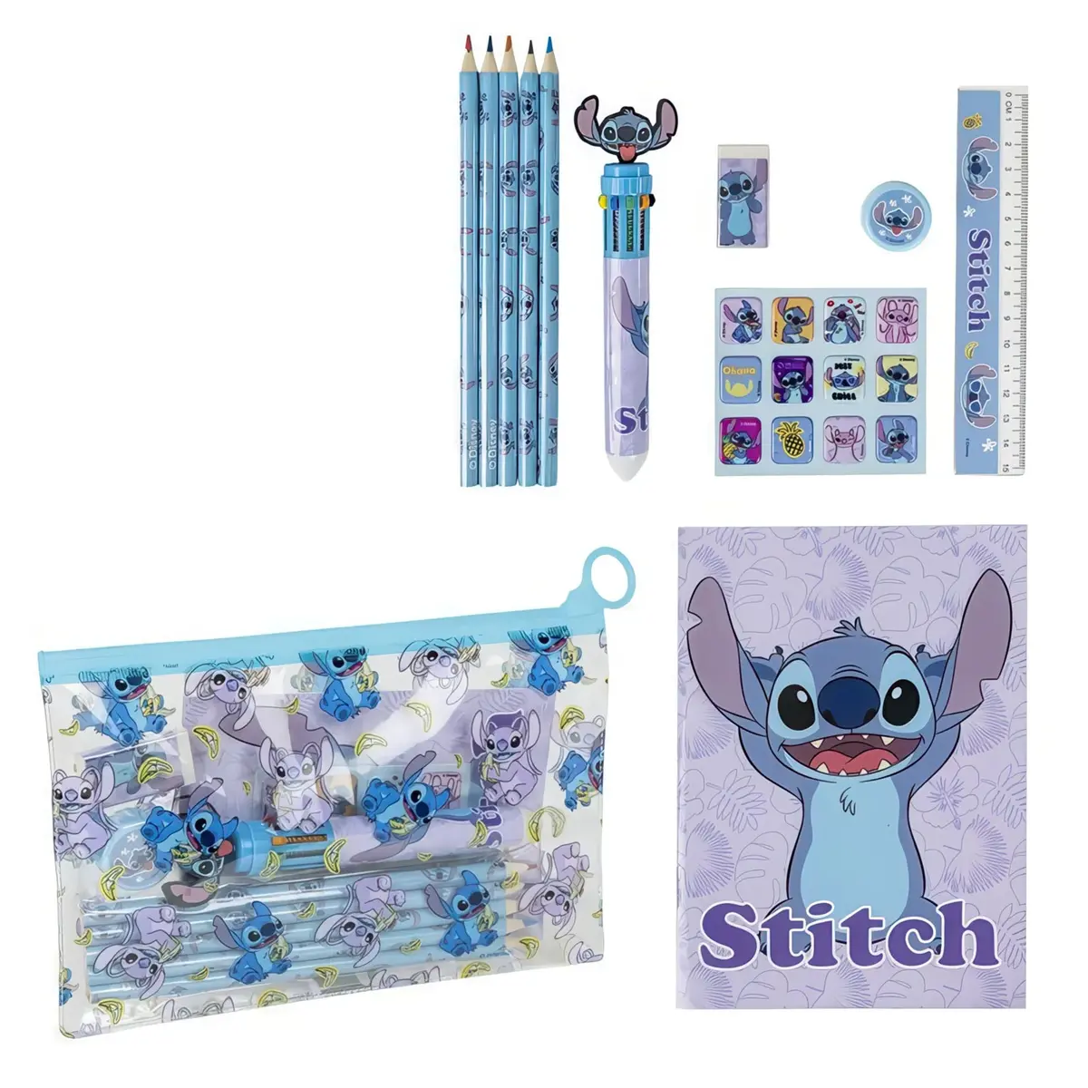 Disney Stitch School Stationery Set - Eva 1
