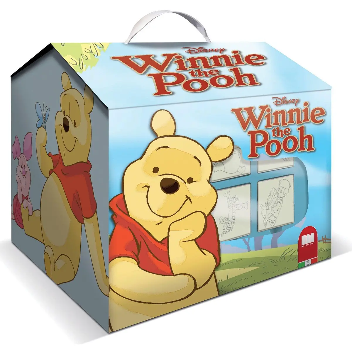 Disney Winnie The Pooh House Colouring And Stamp Set 1