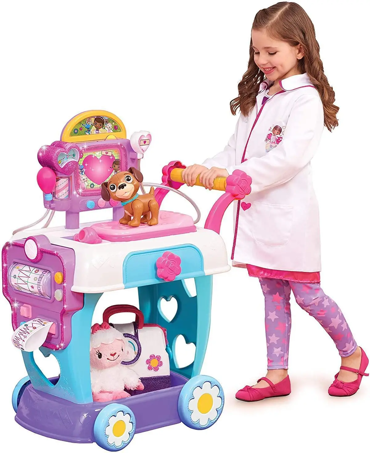 Doc Mcstuffins Toy Hospital Care Cart Playset 1