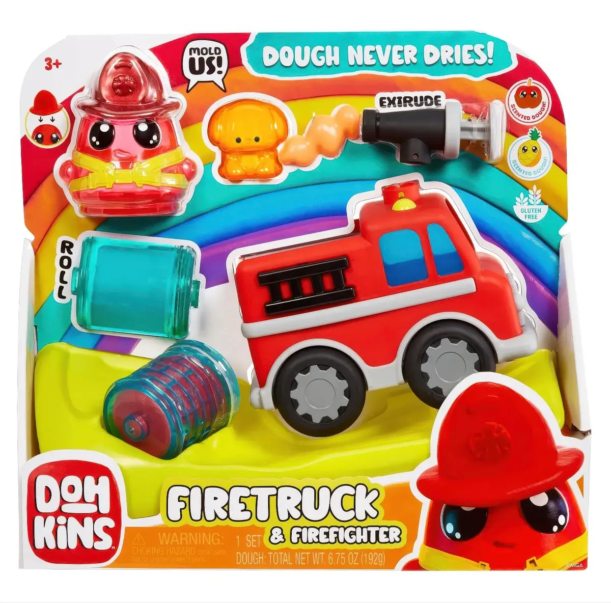 Dohkins Firetruck & Firefighter Playset 1