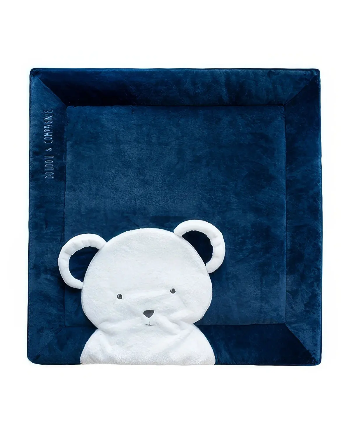Doudou Et Compagnie Bear Playpen Mat - Navy Blue 1