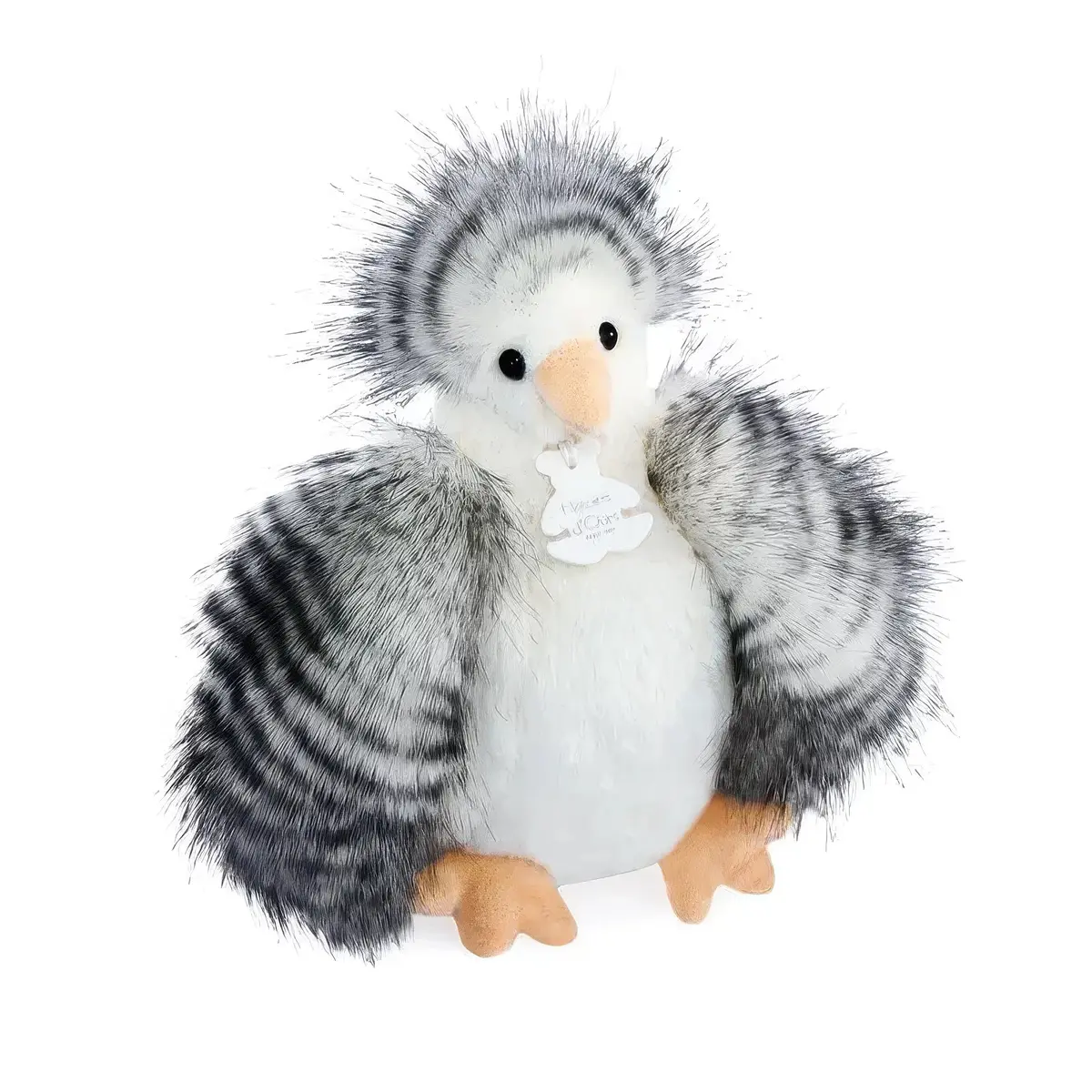 Doudou Black & White Hen Plush Toy 20Cm 1