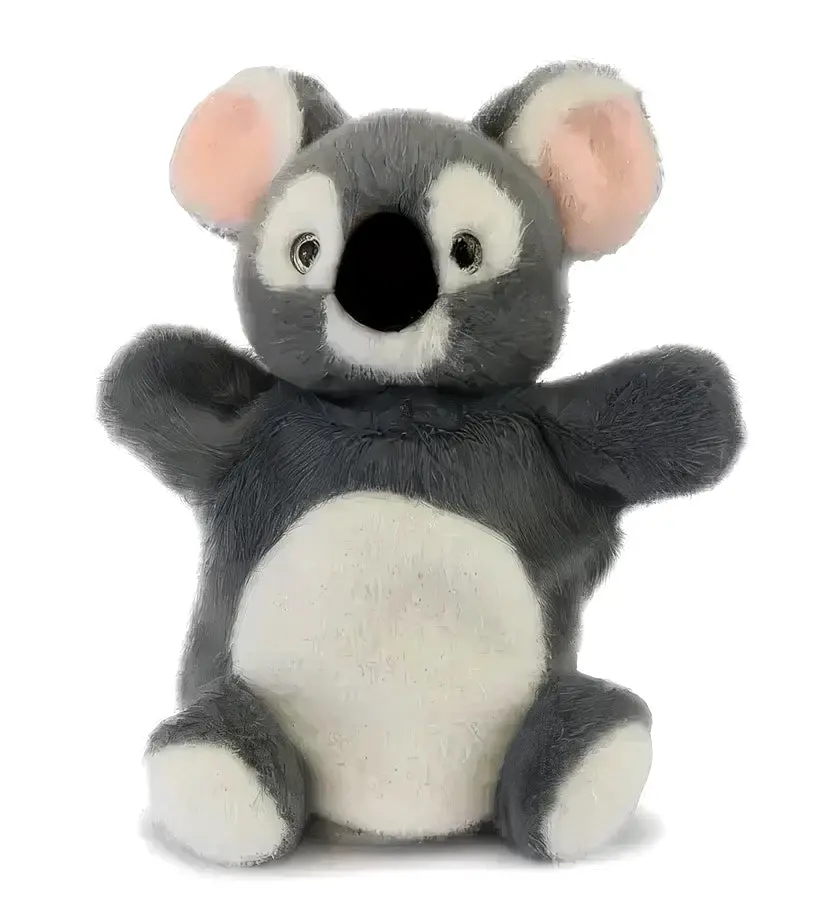 Doudou Podcolle Mario Grey Koala Puppet 24Cm 1