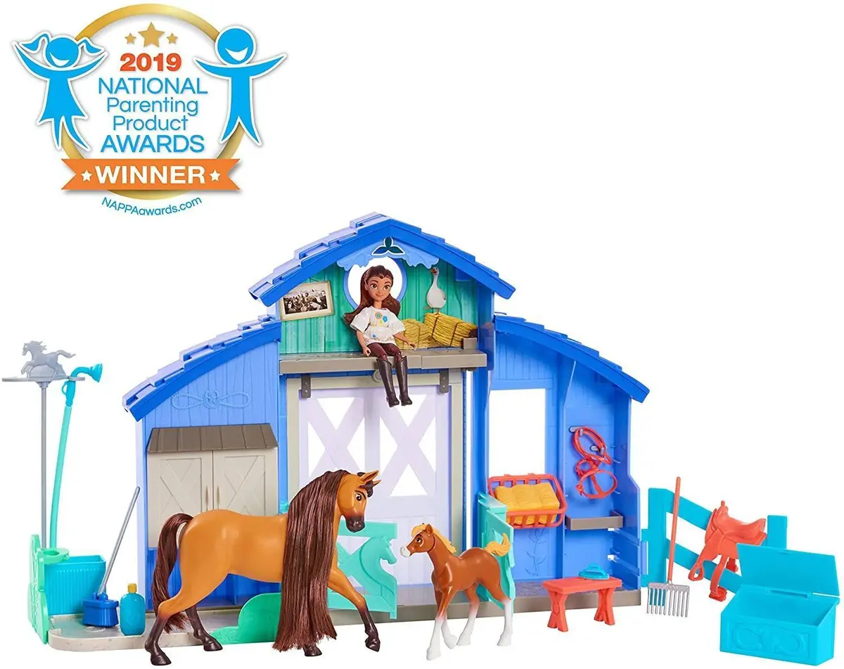 Spirit Dreamworks Spirit Riding Free Spirit & Lucky Grooming Paddock Playset 1