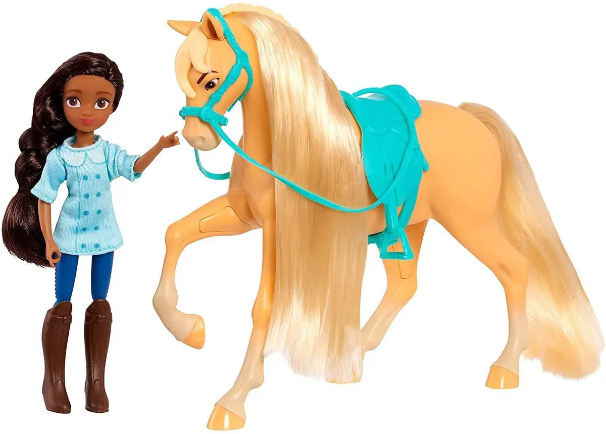 Dreamworks Spirit Small Doll And Classic Horse - Pru & Chica Linda 1