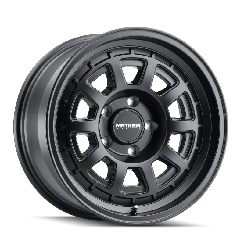 Mayhem Voyager Matte Black Alloy Wheel – 17X8.5", 6X135 Bolt Pattern, 0Mm Offset, 87.1Mm Hub Bore 1