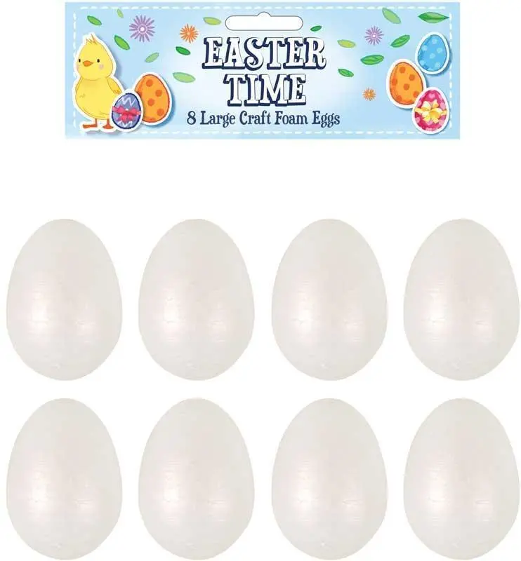 Easter Time 8 Large Craft Foam Eggs 1