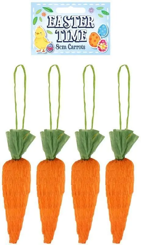 Easter Time 8Cm Carrots - 4 Pack 1