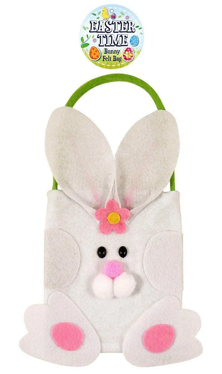 Easter Time Bunny Felt Bag 1