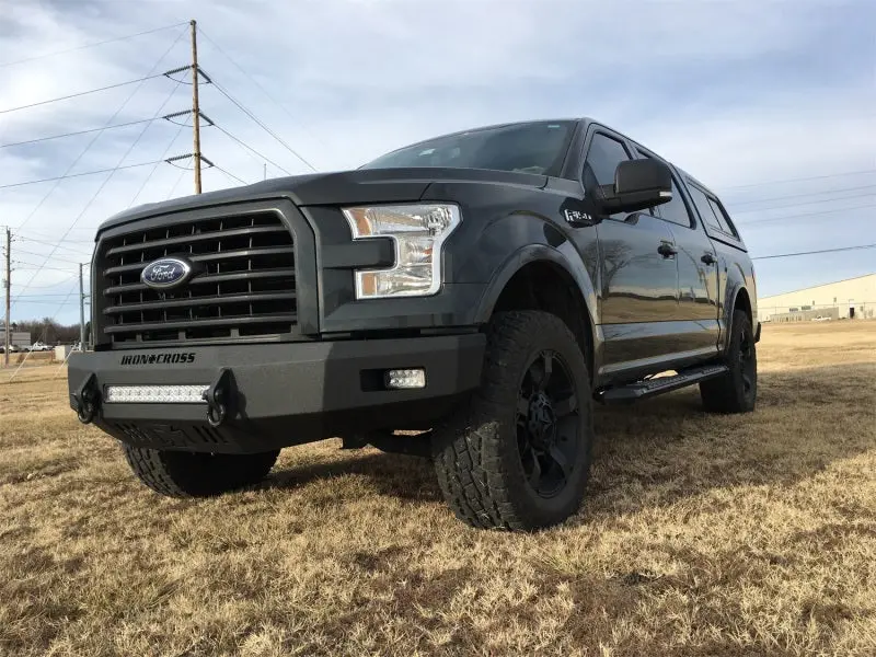 Iron Cross Low-Profile Front Bumper – Matte Black Finish For 2004–2008 Ford F-150 1