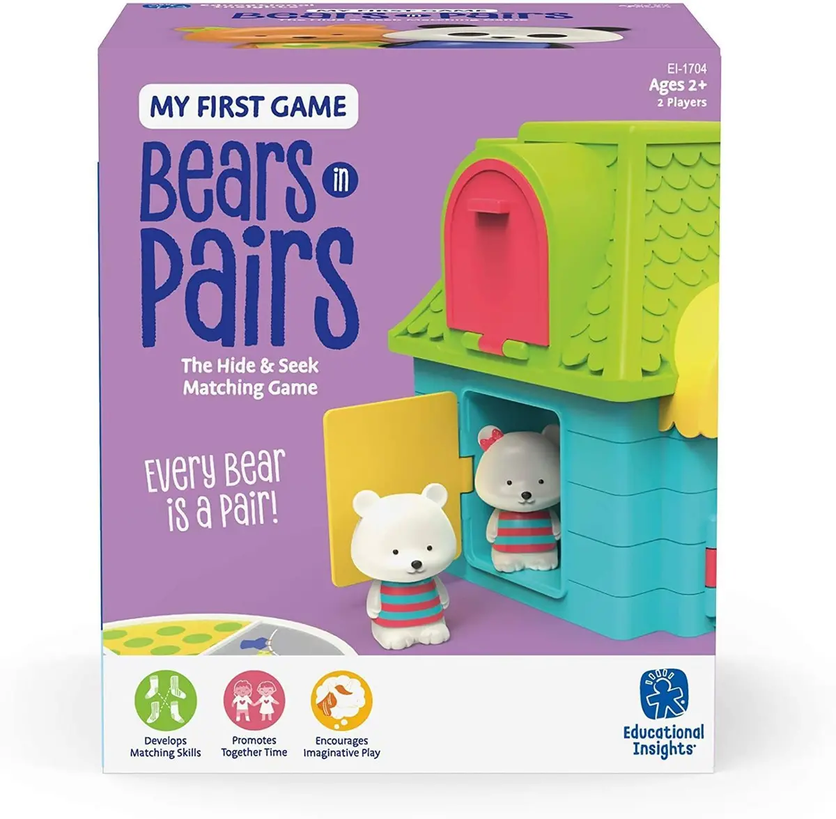 Educational Insights 1704 My First Game: Bears In Pairs 2