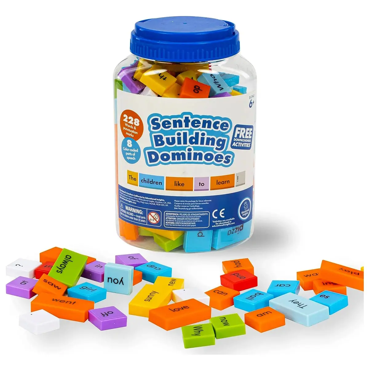 Educational Insights Sentence Building Dominoes 1